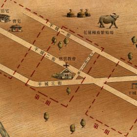 干城村手繪地圖