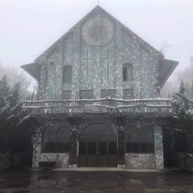 鎮西堡教堂雪景