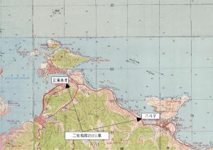 正濱漁港與八斗子漁港相對位置