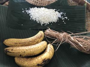 製作香蕉飯的材料